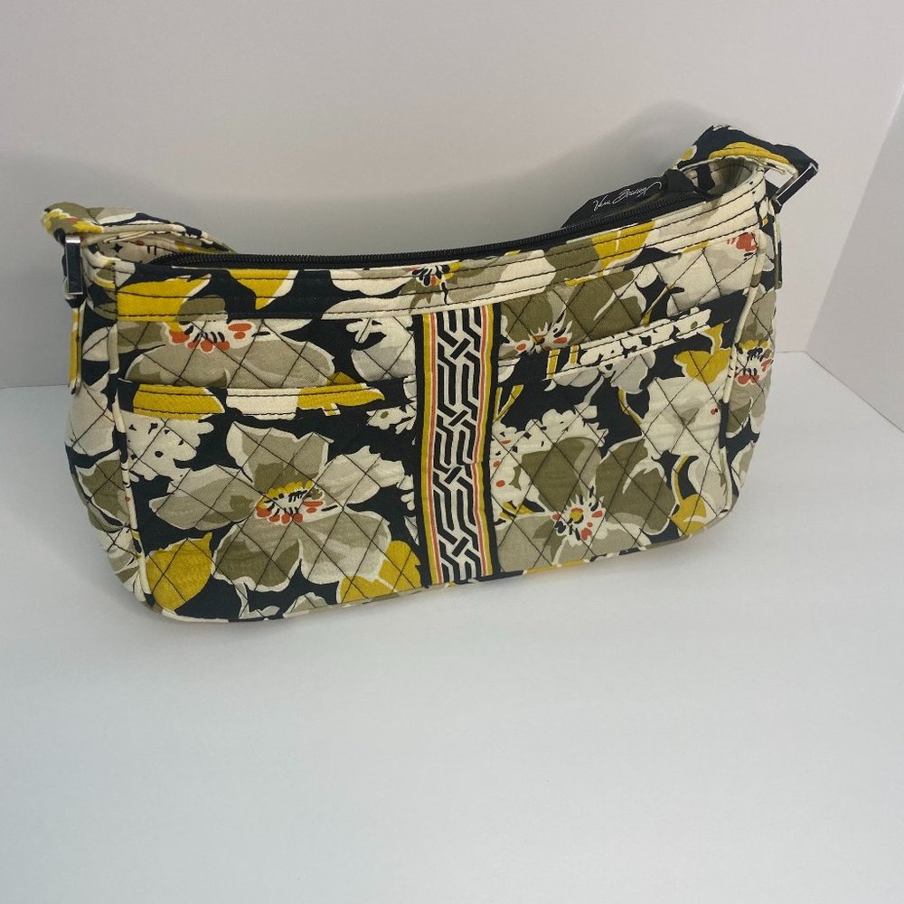 Vera Bradley Blue/Yellow Floral Shoulder Purse